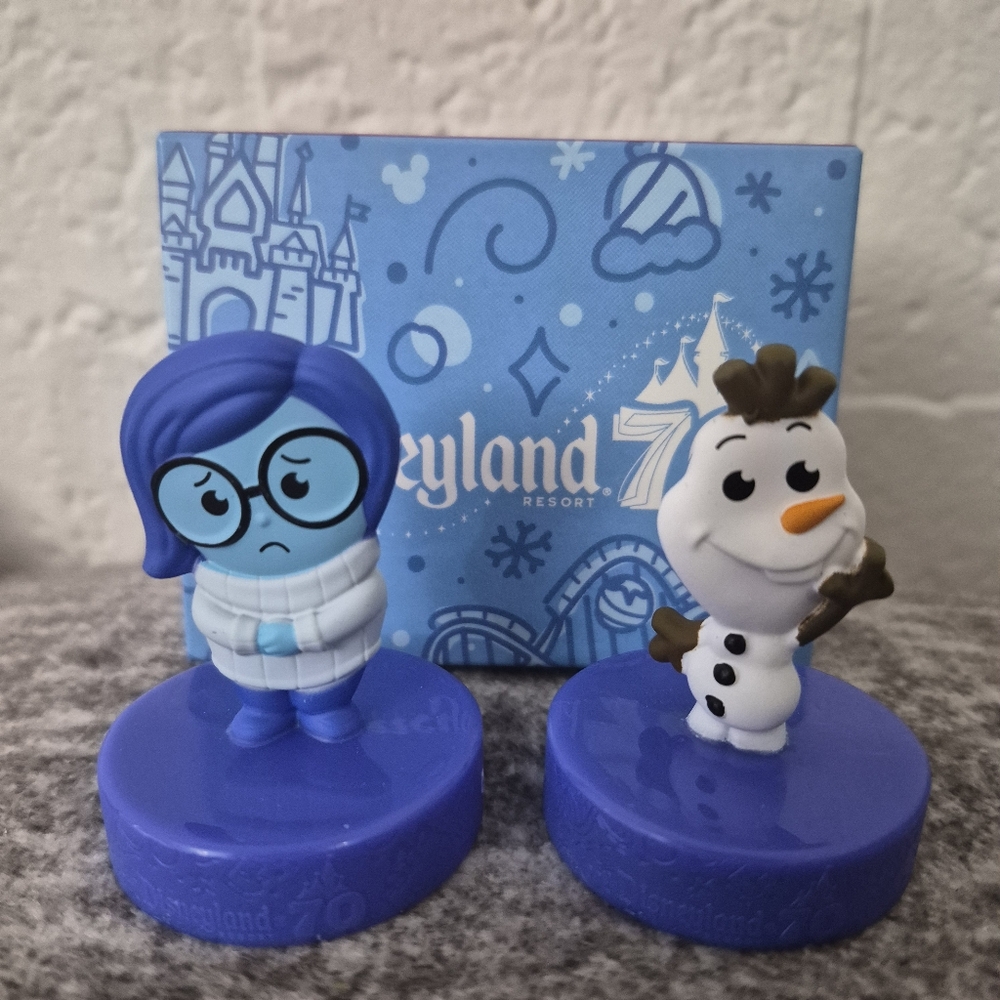 2025 Mcdonald's 70th Disneyland Sadness and Olaf #4 Happy Meal Toy Disney
